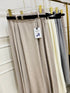 High Quality Winter Woollens Pleated Long Belted Skirts